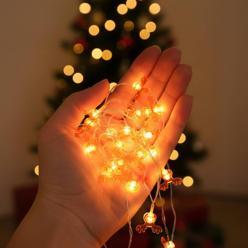 Guirlandes de Noël LED Rennes