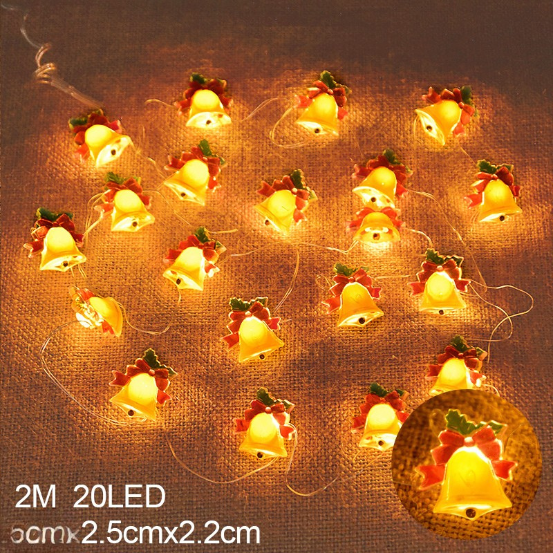 Guirlandes de Noël LED Cloches
