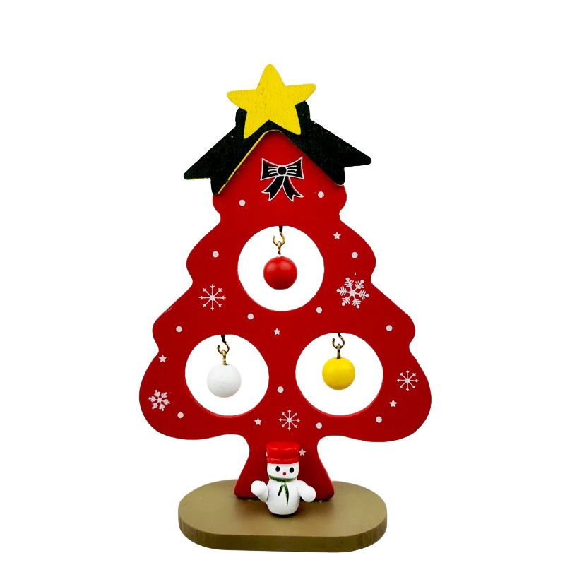 Sapin En Bois Miniature Décoratif