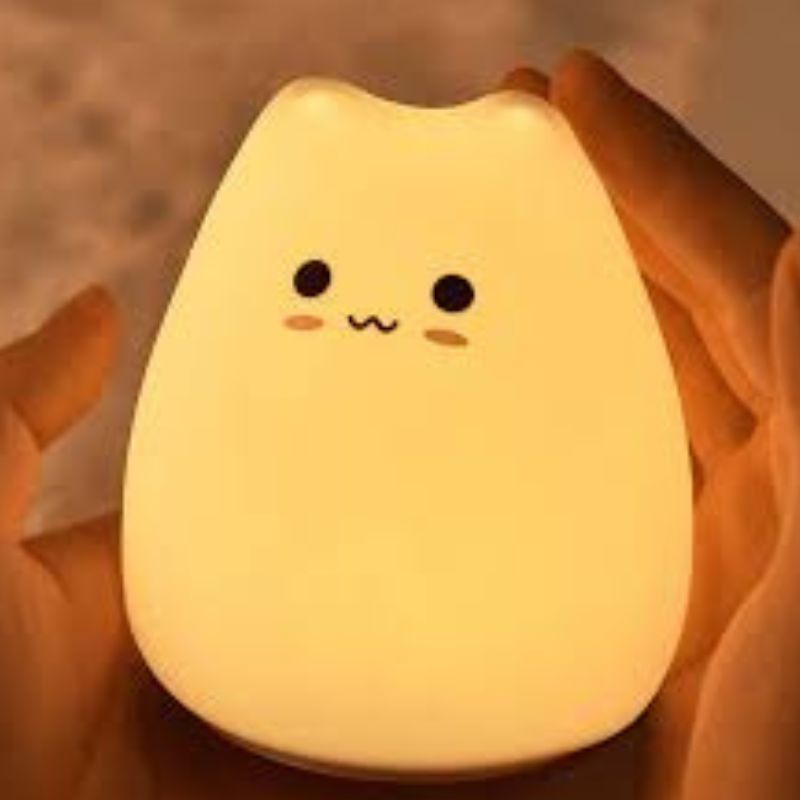 Veilleuses Chat Mignon En Silicone
