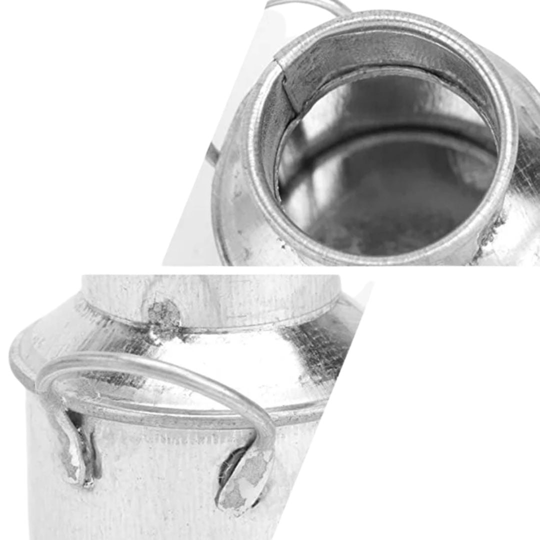 Vase Ancien Style Vintage pour Fleur en Métal