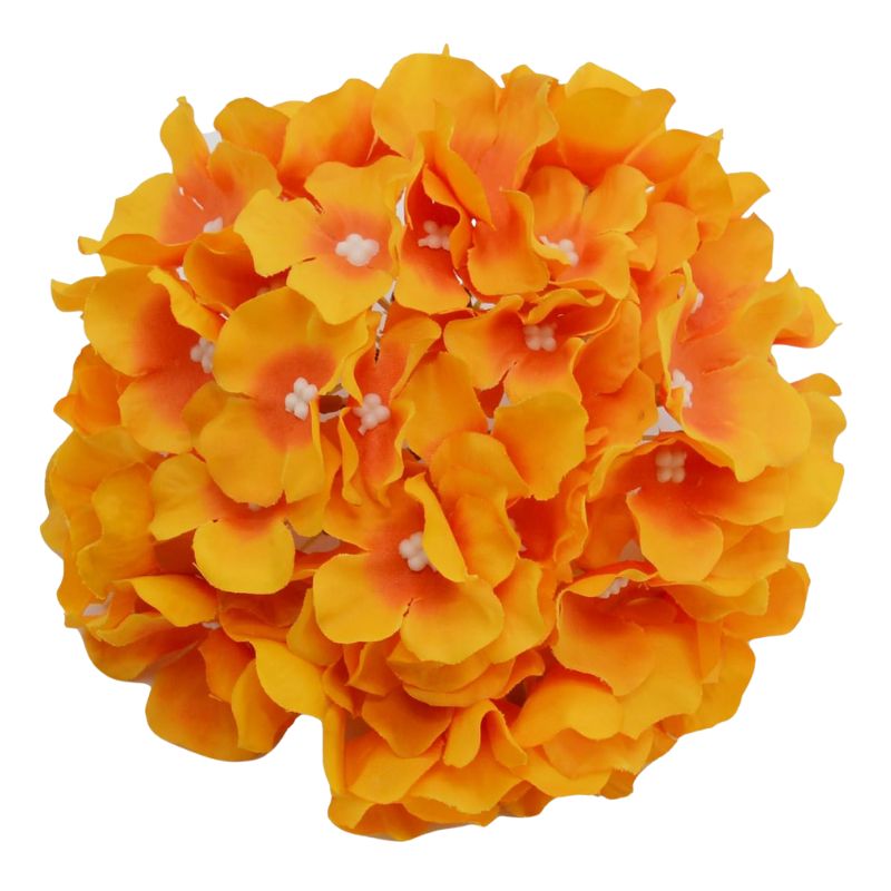 Fleur Artificielle Orange Avec Pétales Légers