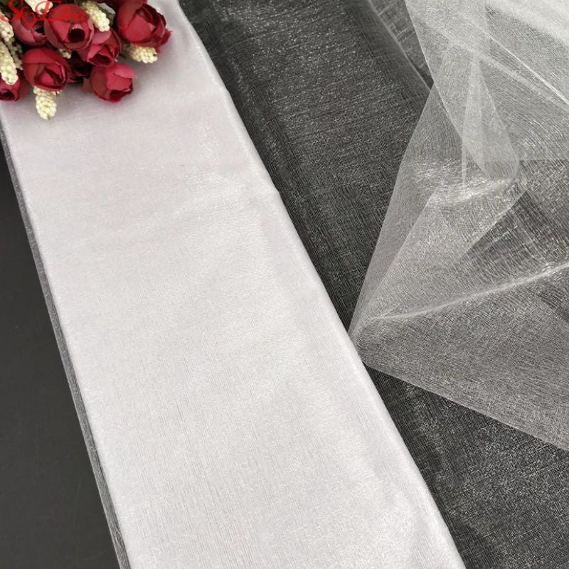 Décoration de Fête Rouleau de Tulle pour Allée Nuptiale et Arc Floral