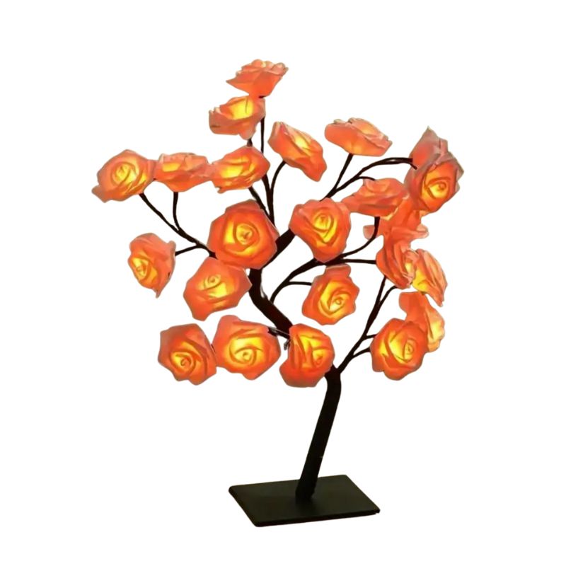 Éclairage de Table Arbre à Roses LED