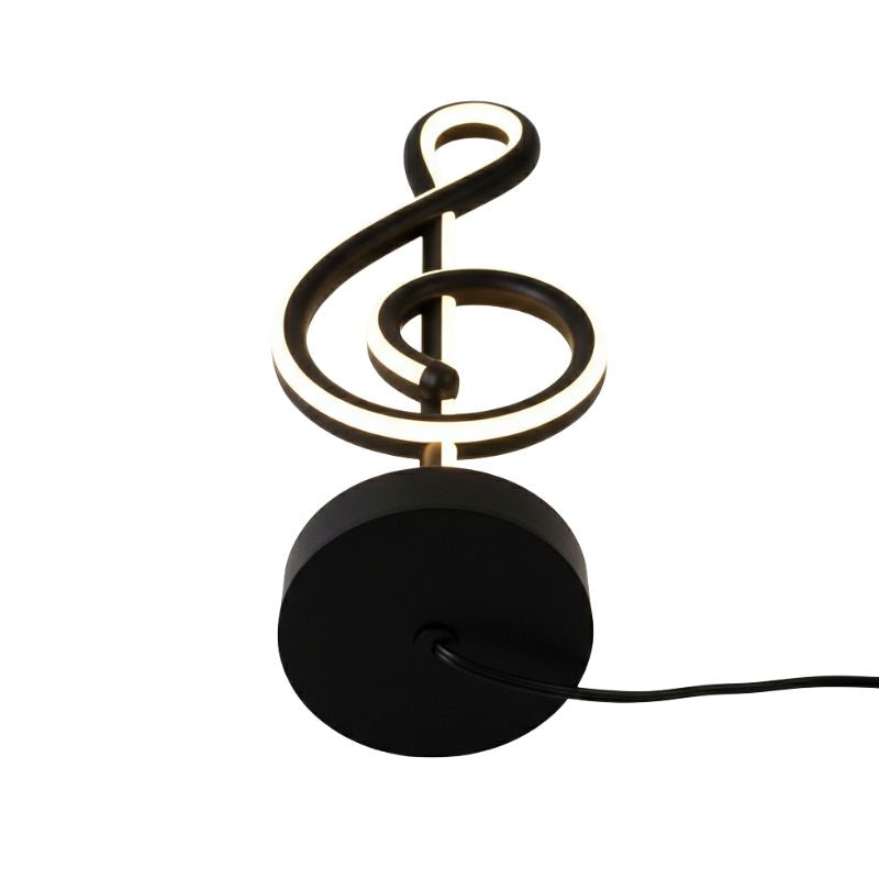Lampe De Table LED En Forme De Note De Musique Moderne