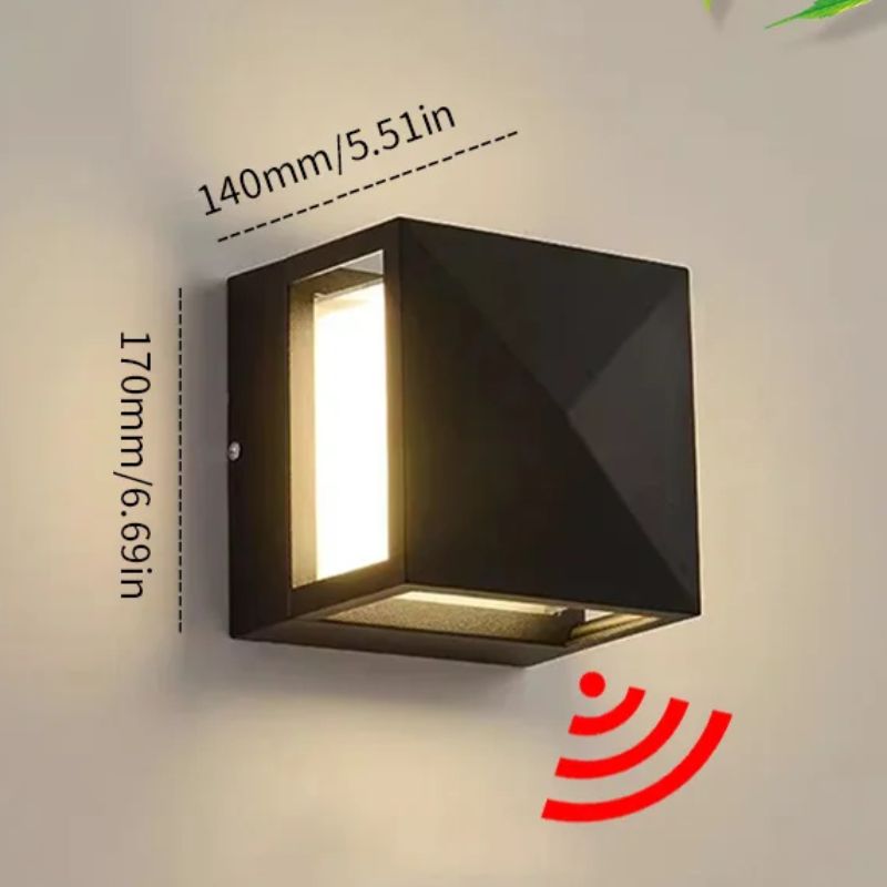 Applique Murale Extérieur À Éclairage Doux Et Uniforme