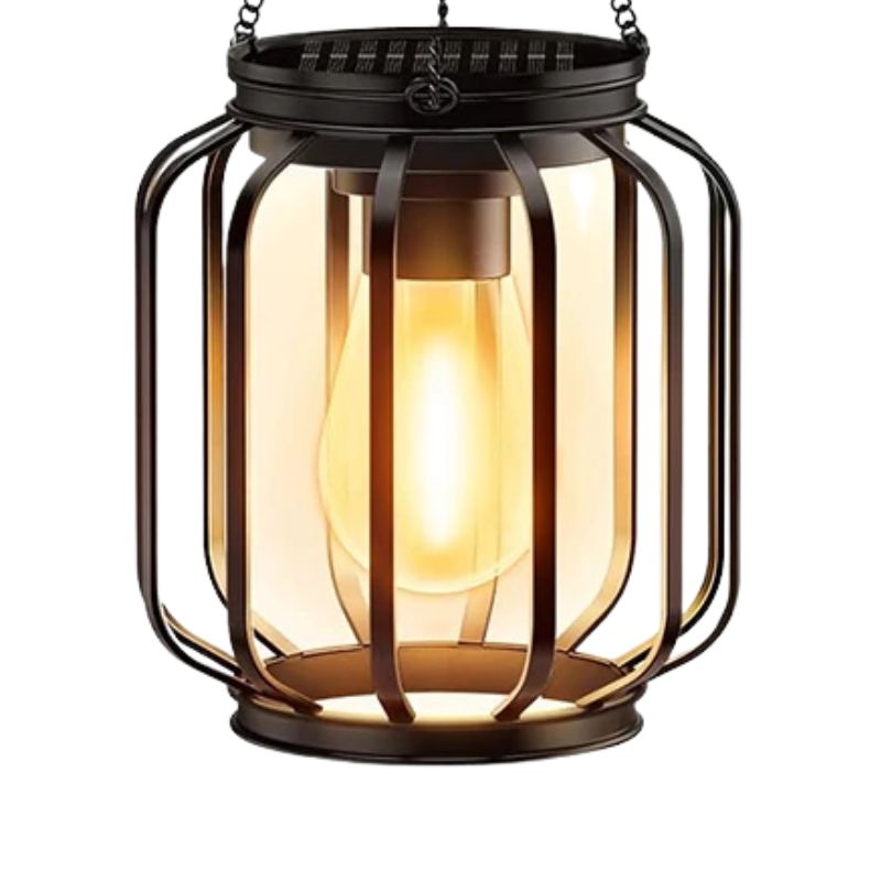 Lanternes Solaires Décoratives LED Suspendue Style Industriel
