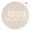 Horloge Murale Numérique LED Ronde