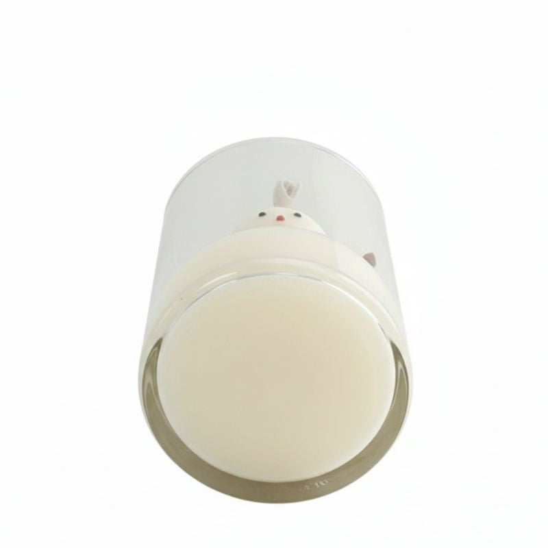 Décoration de Noël Bougie Bonhomme de Neige Parfumée