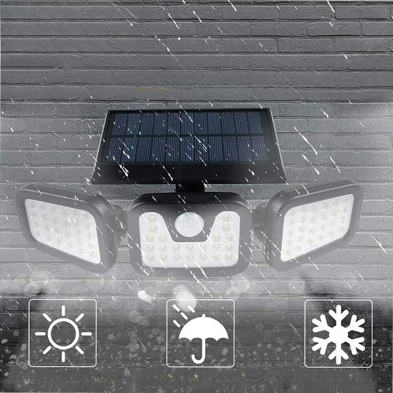 Appliques Murales Extérieures Solaires LED avec Détecteur