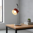 Lampe Champignon Design Rouge En Métal Style Rétro Moderne