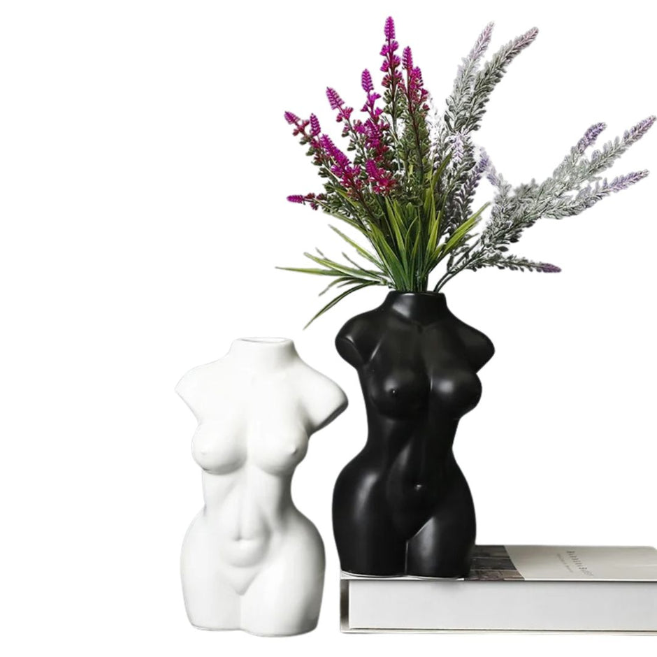 Vase Buste Femme en Forme de Bourgeon Mignon