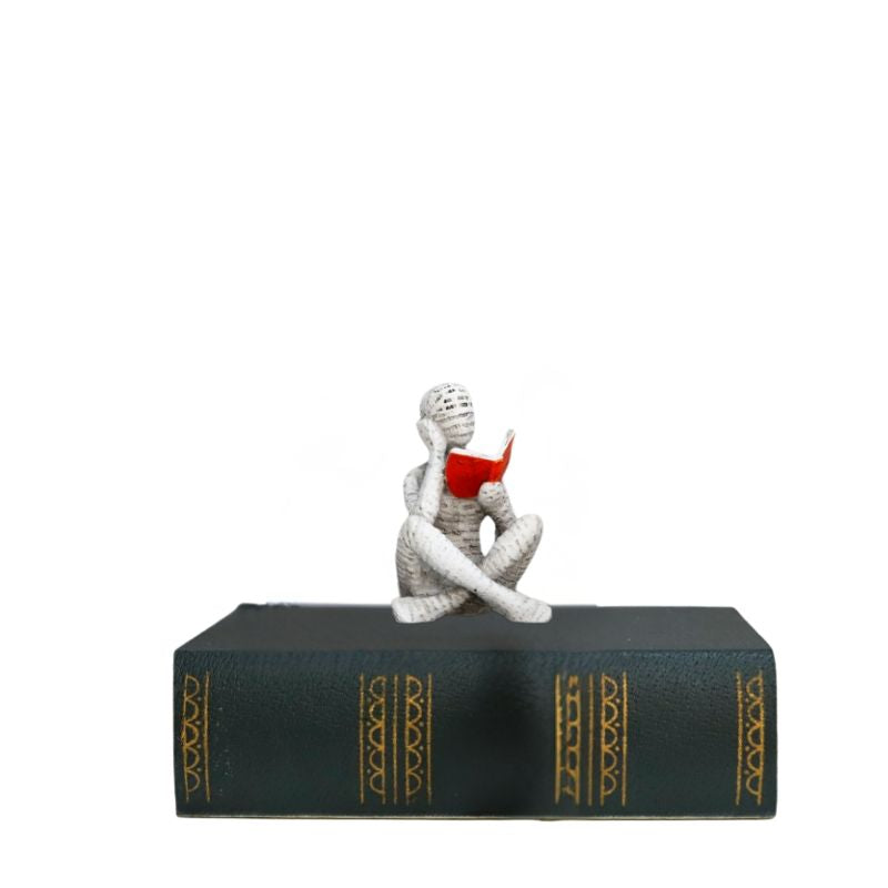 Sculpture Papier Moderne Personnage Artistique