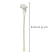 Fleur Artificielle Blanc Lys Calla En Bouquet Chic