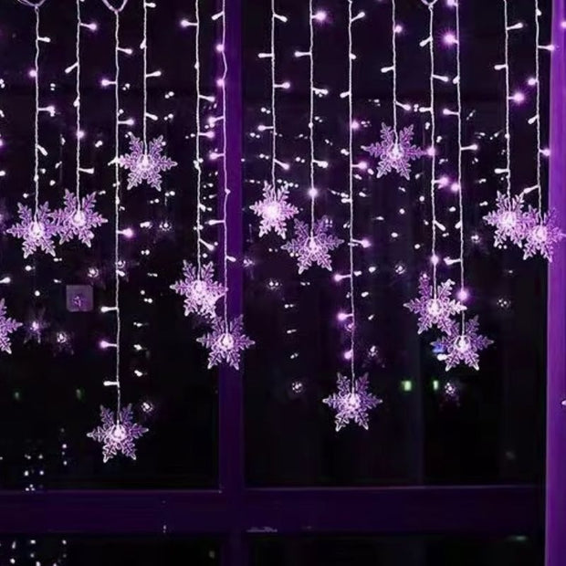 Guirlande LED Flocon de Neige Lumineuse
