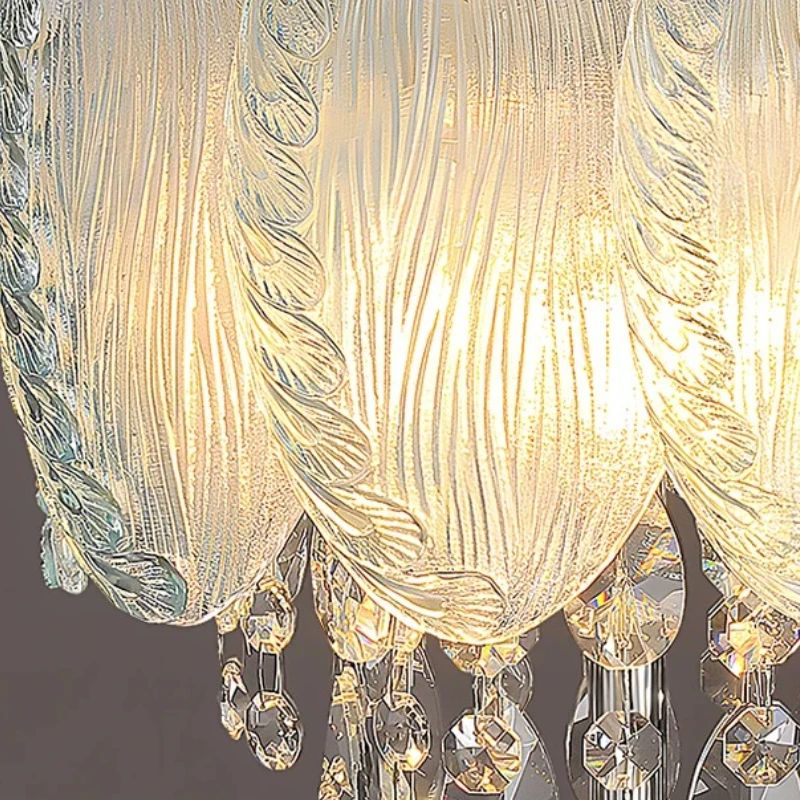 Éclairages De Table Modernes Avec Verre Sculpté
