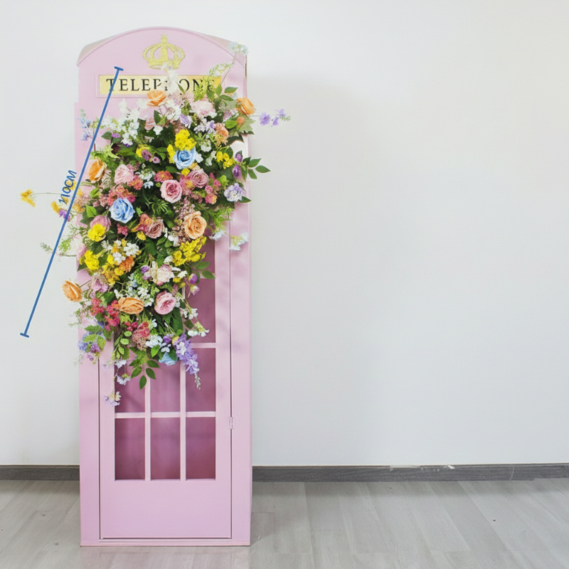 Guirlande De Fleurs Artificielles Avec Feuillage Retombant
