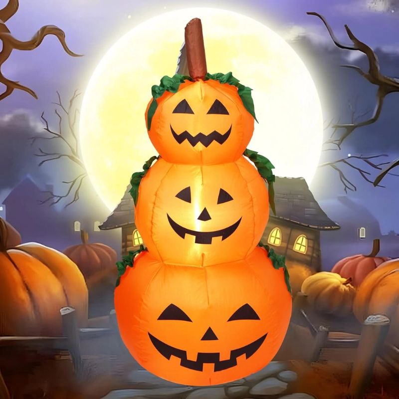 Citrouilles HalloweenGonflables Lumineuses