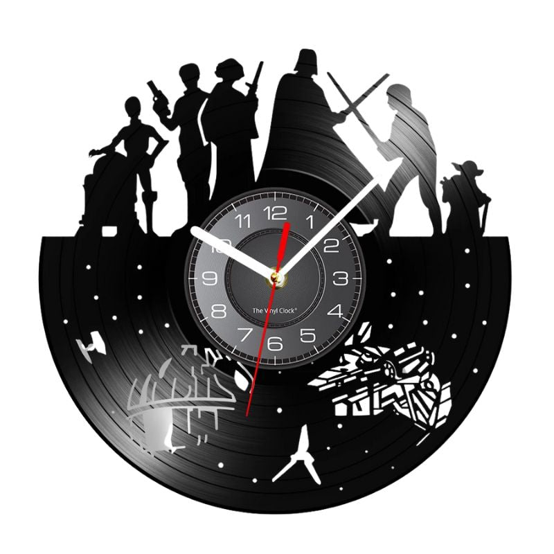 Horloge Ancienne Murale Décorative Style Cinéma