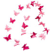Guirlandes pour Anniversaire Papillon Rose 3D Lot de 4