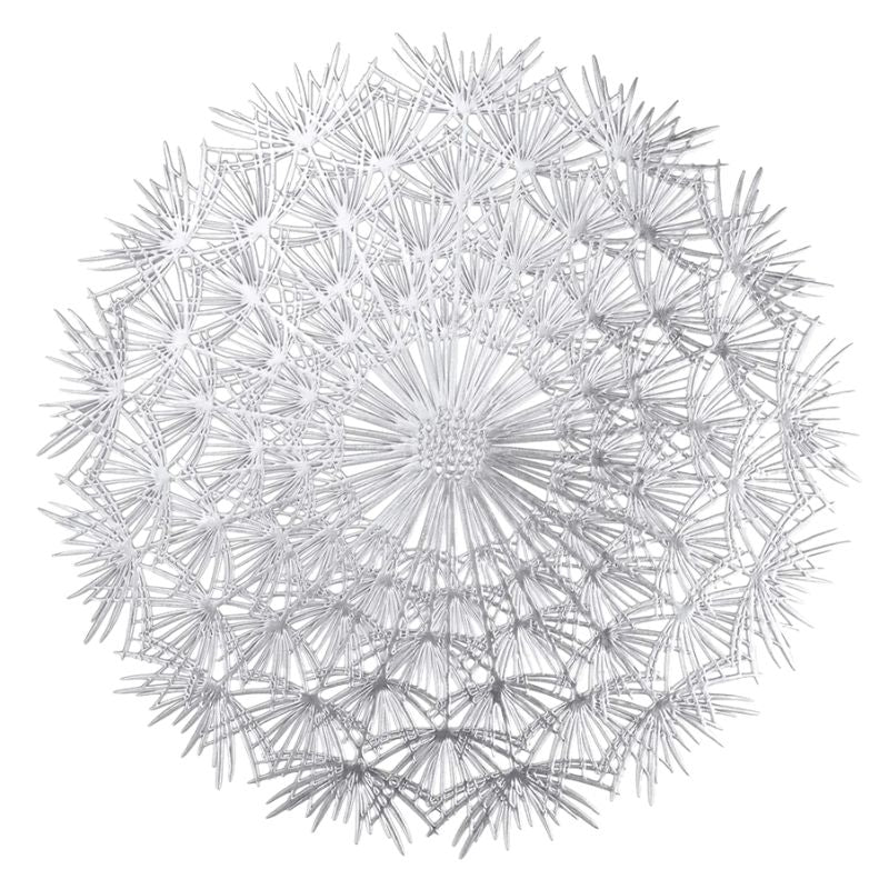 Set De Table Vinyle Feuille Brillante Et Lavable 4 Pièces