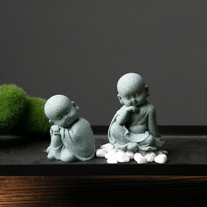 Sculpture Pierre Moine Enfant Endormi