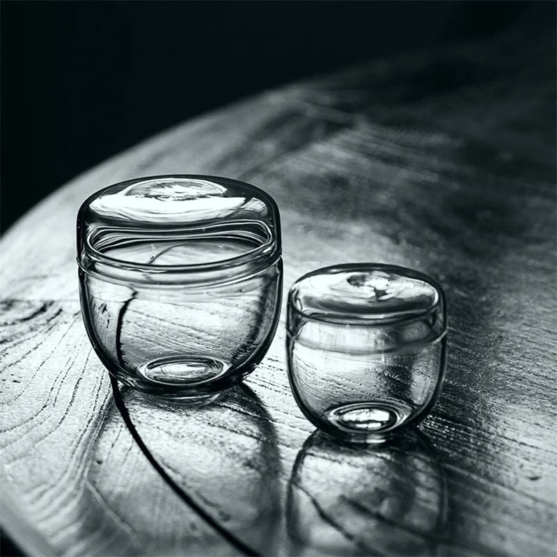 Petit Vase en Verre pour Plantes Vertes