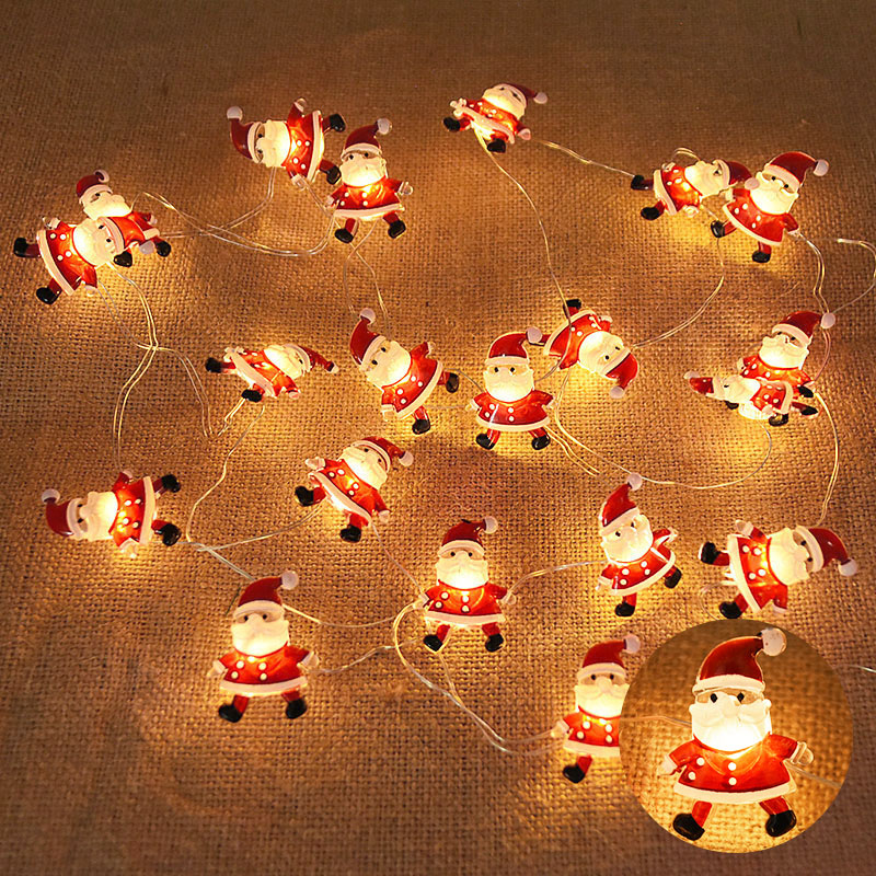 Guirlandes de Noël LED Père Noël