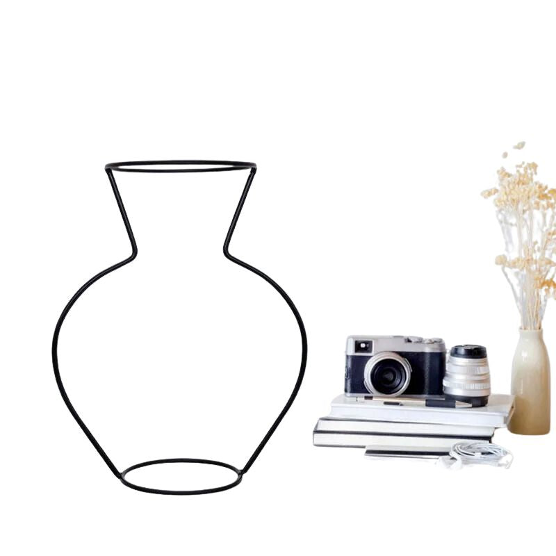 Vase en Ligne de Fer Retro pour Fleur