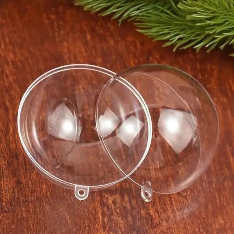 Décorations de Noël Boules Transparentes