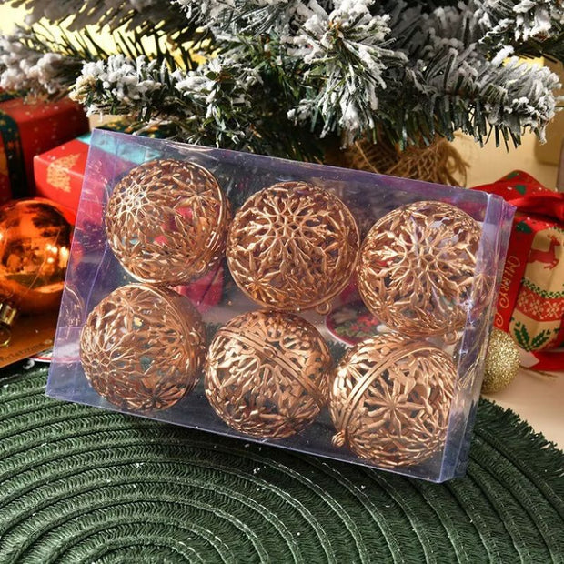 Décorations de Noël Boules Brillantes