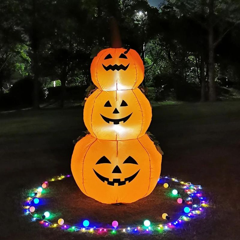 Citrouilles HalloweenGonflables Lumineuses