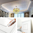 Panneau Mural Décoratif Avec Relief Carré 3D 10 Pièces