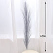 Fleur Artificielle Gris Avec Effet Pampas Élégant