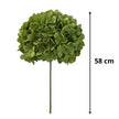 Fleur Artificielle Vert en Bouquet Hortensia Élégant