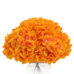 Fleur Artificielle Orange Avec Pétales Légers