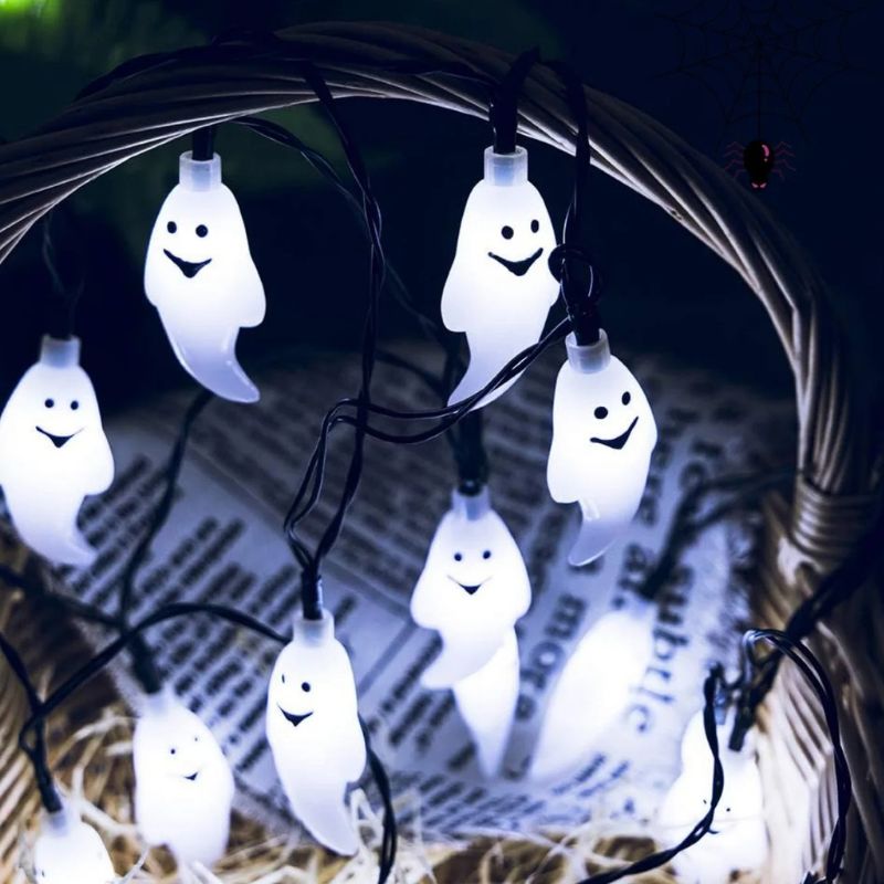Guirlandes Solaires Fantômes Lumineux LED