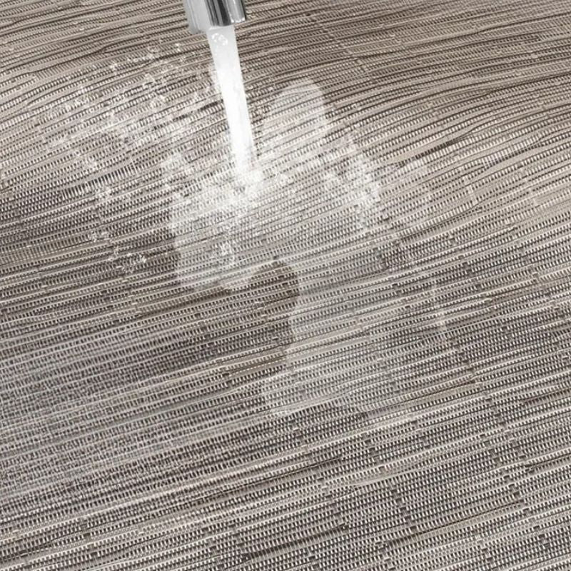 Set De Table Vinyle Gris Antidérapant Et Résistant 4 Pièces