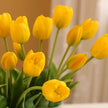 Fleur Artificielle Jaune Tulipes Style Minimaliste