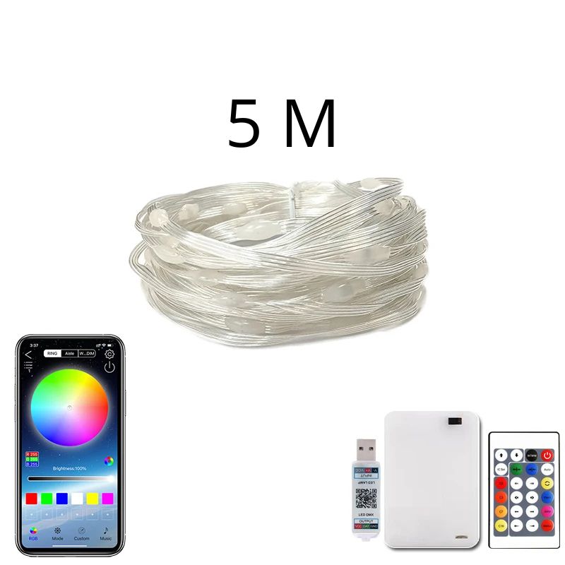 Guirlande Pour Arbre Multicolore Et Programmable