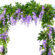 Guirlande De Fleurs Artificielles Avec Glycine Retombante