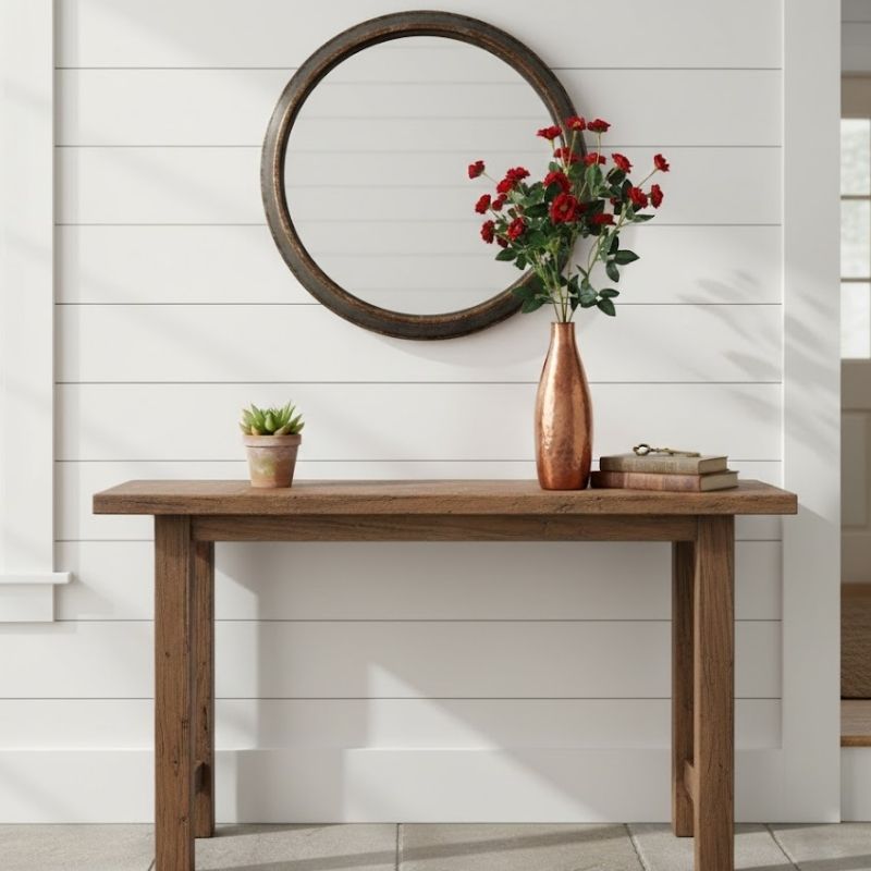 Fleur Artificielle Rouge en Branches De Roses