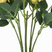 Fleur Artificielle Jaune en Branches Roses Naturelles