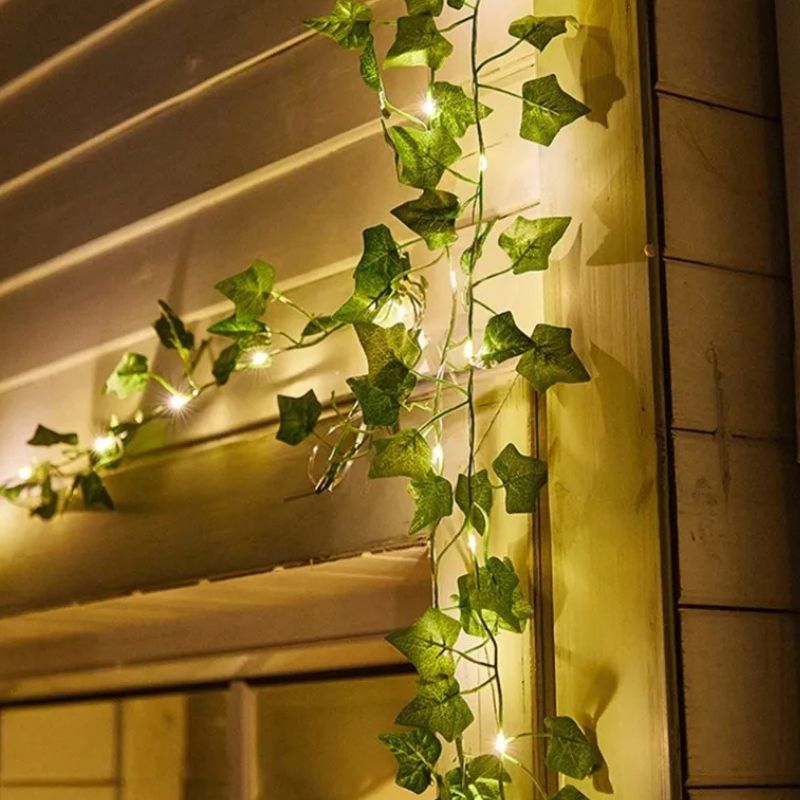 Guirlandes d’Intérieur Lierre LED Feuilles Lumineuses