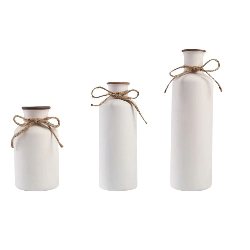 Vase Blanc Boho Style Nordique Moderne