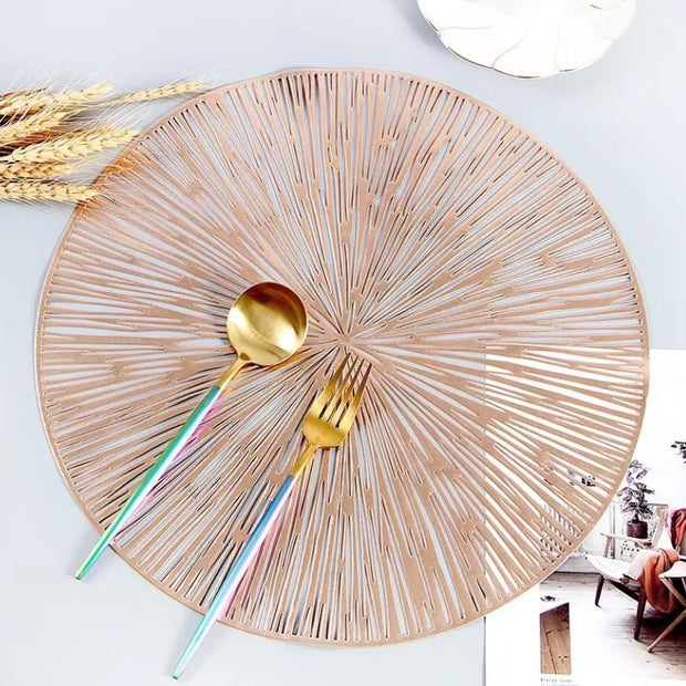 Set De Table Vinyle Luxe Résistant À La Chaleur