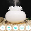 Diffuseur D’Huiles Essentielles Design En Céramique Lotus Blanc Élégant