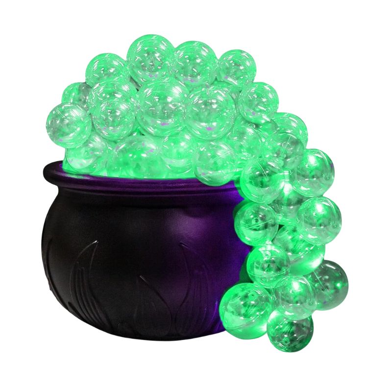 Décorations Halloween Chaudron Lumineux avec Bulles LED