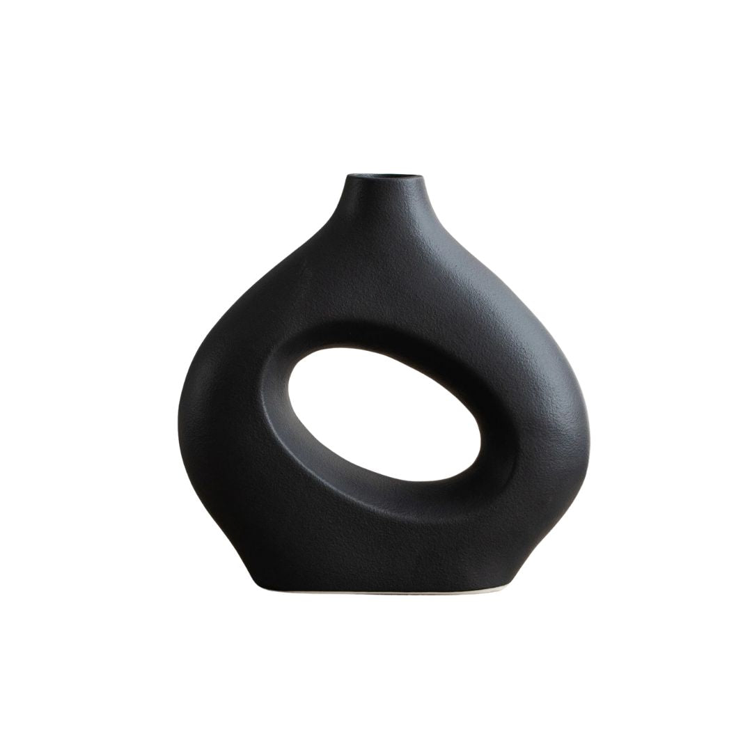 Vase Pampa Circulaire en Céramique