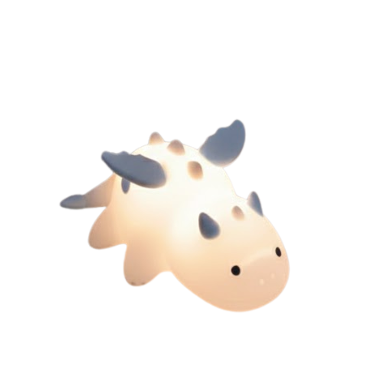 Lampe De Nuit Dinosaure En Silicone Rechargeable Pour Enfant